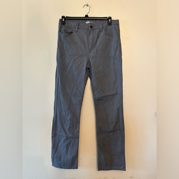 Girls Old Navy grey chino khaki pants 18 plus NWOT - Picture 1 of 4